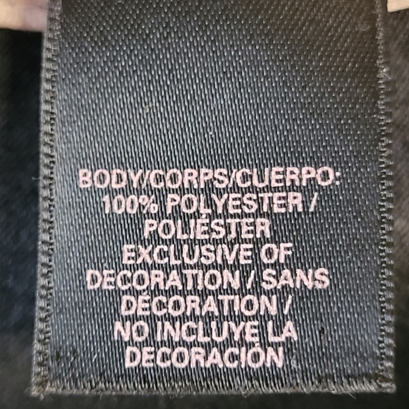 Victoria Secret Satin Camisole - Light Pink Trim on Black - Size Large - Picture 6 of 9